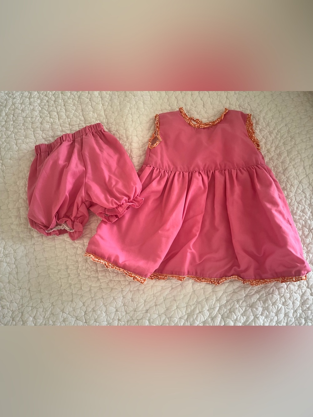 Girls pink set